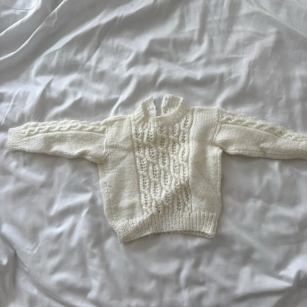 Vintage handmade white